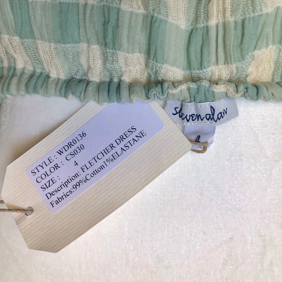 NWT Steven Alan Fletcher Dress GREEN Size 4 - Picture 7 of 7
